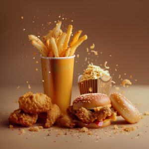 Panírozott termékek, előételek, hamburger húsok, készétel