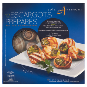 Krémes csiga, tálcás 12db