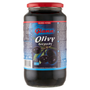 VG Olívabogyó fekete, magozott 935g (üveg)