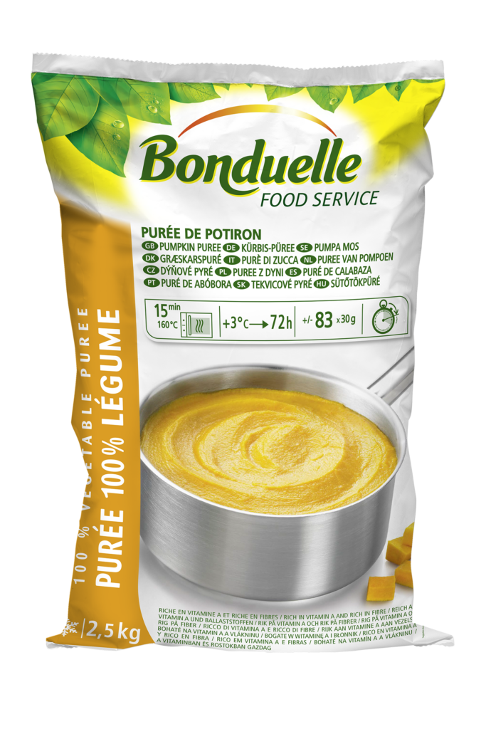 Bonduelle püré sütőtök 2500g (83*30g)
