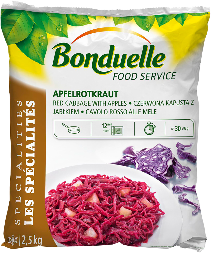 Bonduelle Vöröskáposzta almával (2,5kg)