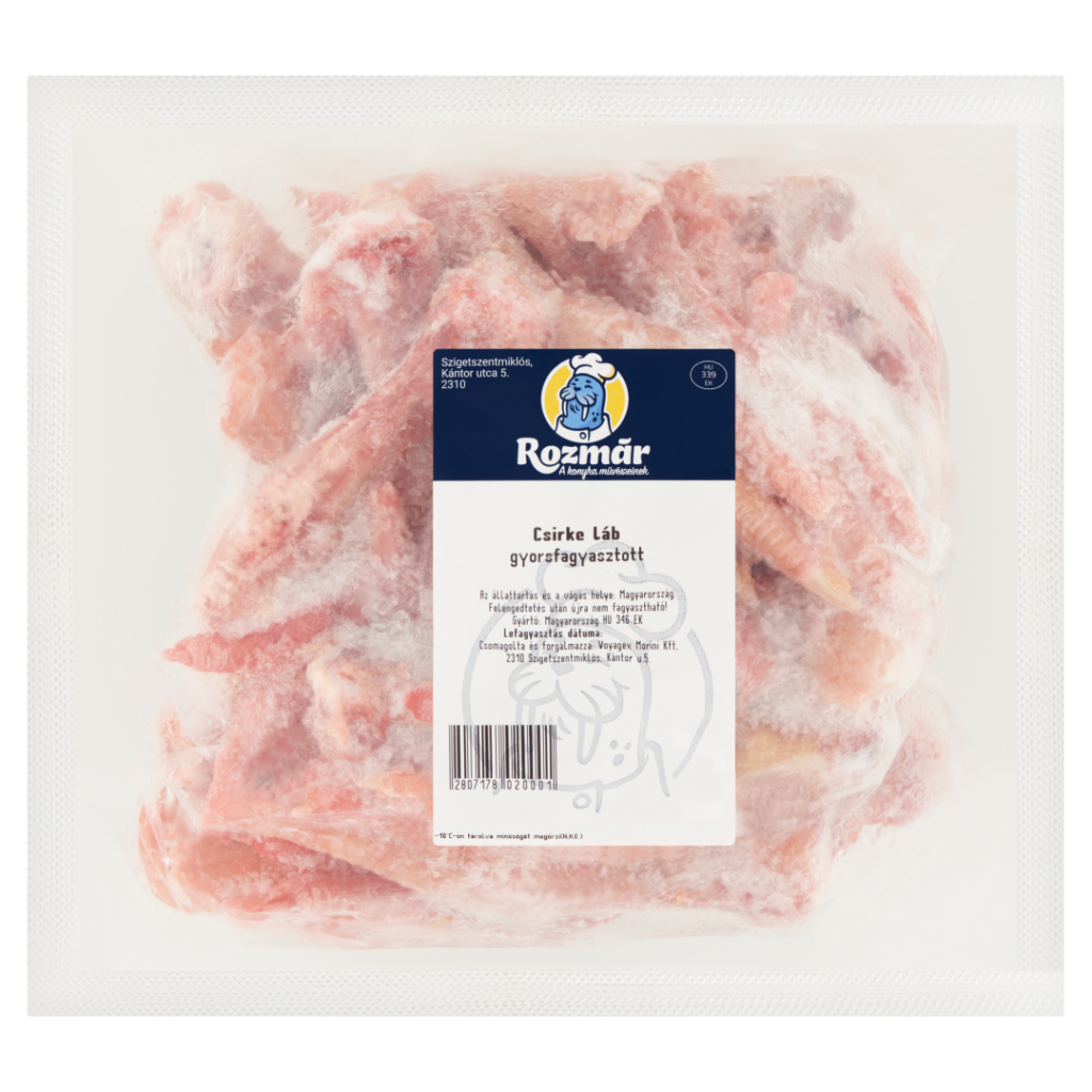 Csirkeláb, tisztított