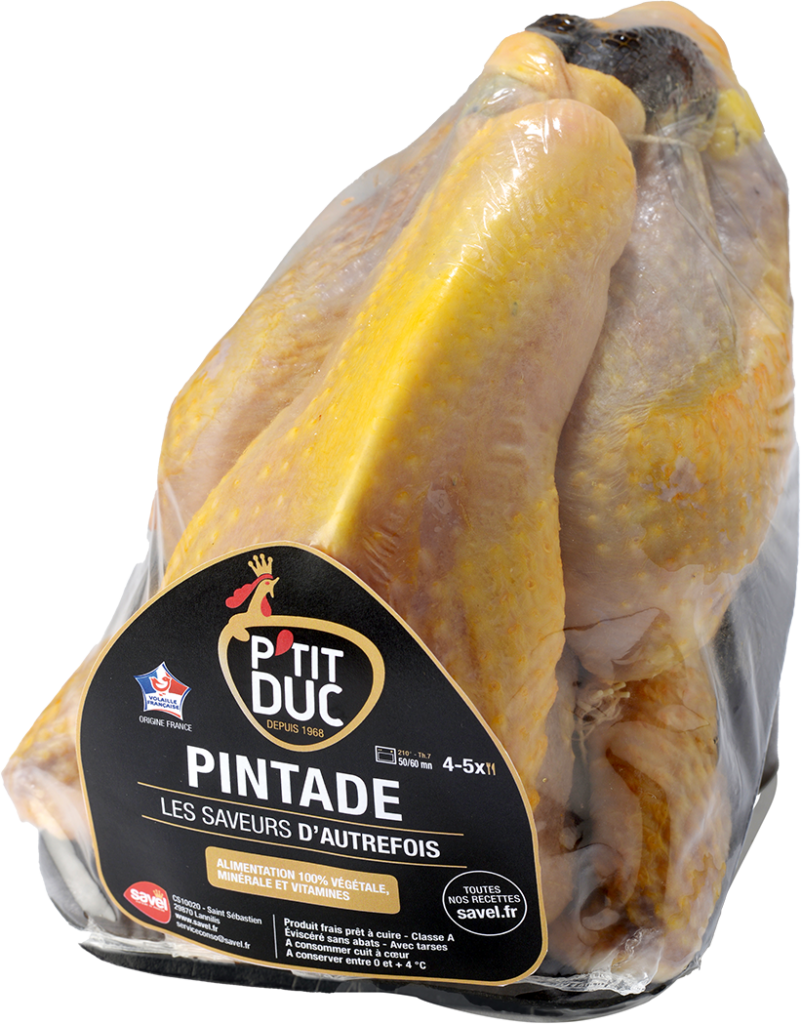 Gyöngytyúk, tisztított