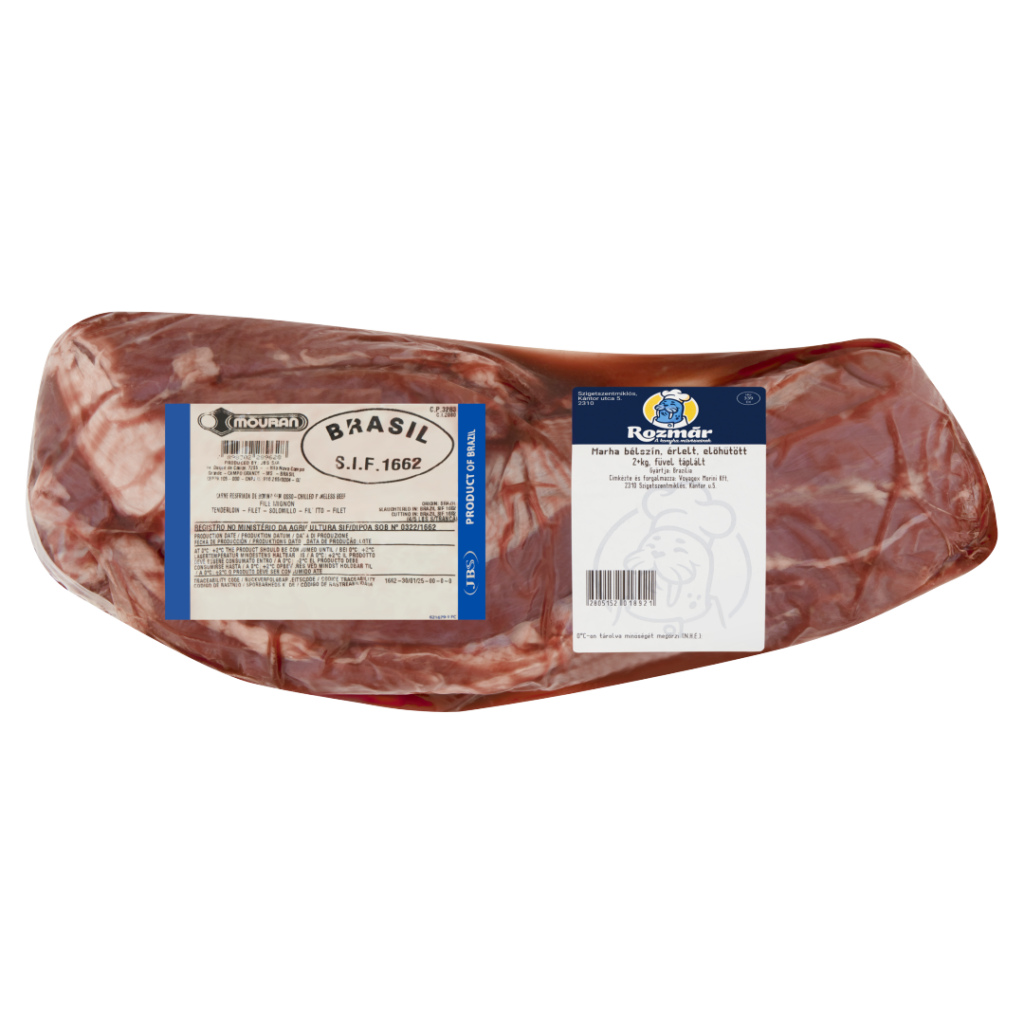 Marha bélszín, érlelt,(1,8 kg+) fagyasztott Brazil