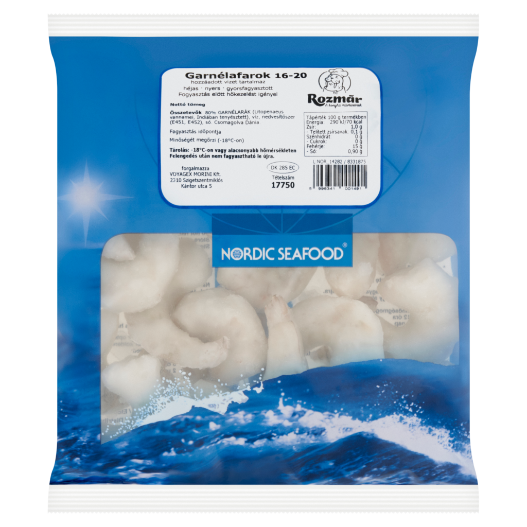 Garnélafarok 16/20 tisztított 375g
