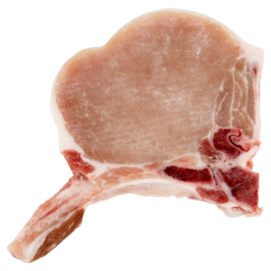 KLOUDA Sertéskaraj csontos, zsírréteggel fagyasztott