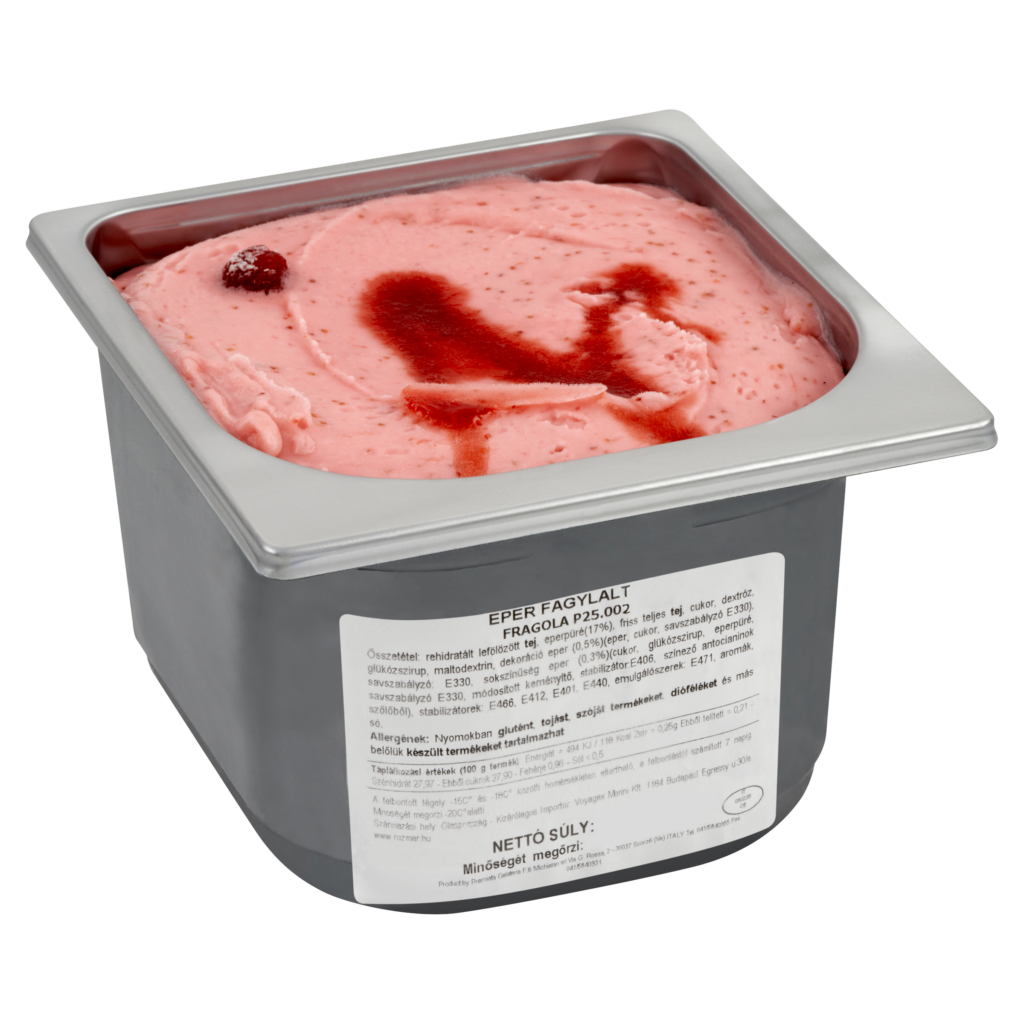 Mauro tégelyes Eper fagylalt 2*1575g