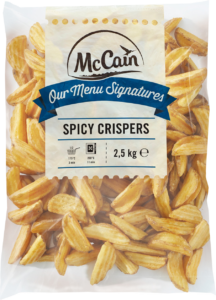 McCain Spicy Crispers(V alakú fűszeres héjas)