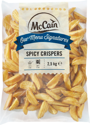 McCain Spicy Crispers(V alakú fűszeres héjas)