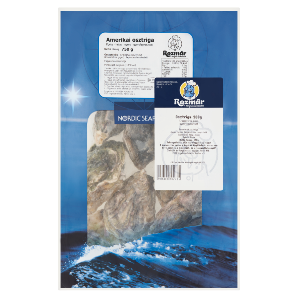 Osztriga fagyasztva 10 db