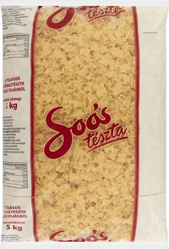 Soós Fodros kocka tészta 4T 5kg