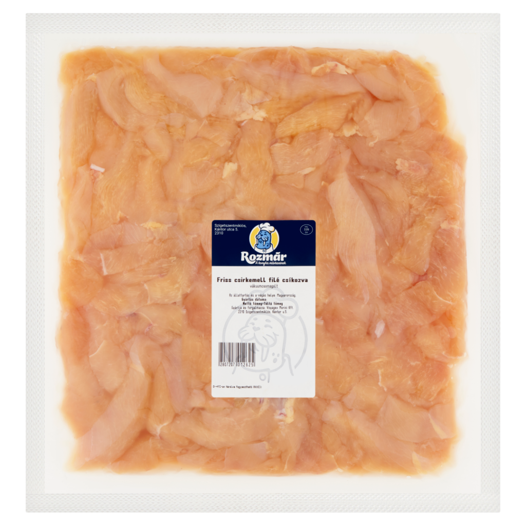 HT Fagyasztott csirkemellfilé csíkozva