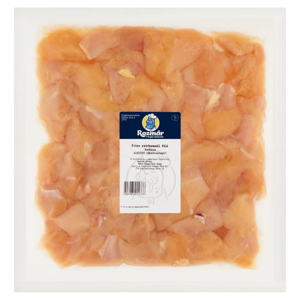 HT Fagyasztott csirkemellfilé kockázva
