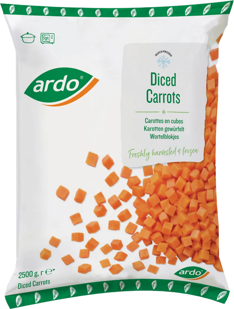 EQ Sárgarépa kocka 2500g