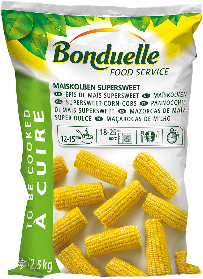 Bonduelle csöves csem.kukorica, fagy. (2,5 kg)