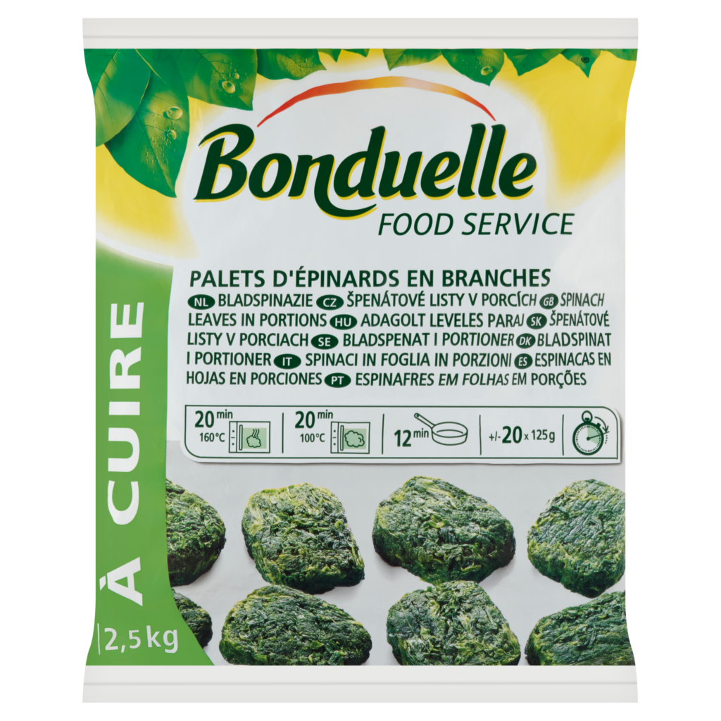 Bonduelle leveles spenót, fagyasztott (2,5 kg)