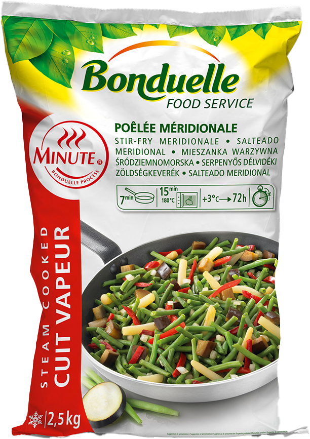 Bonduelle mediterrán zöldségkeverék, fagy. (2,5 kg