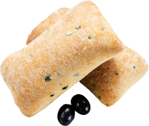 LL Ciabatta olívabogyóval 90g.(374/70)