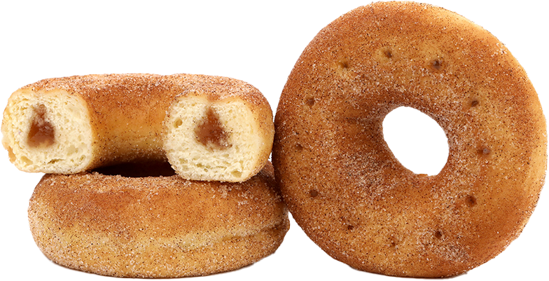 LL Gyűrűs fánk, almás-fahéjas 65g.(0777/48)