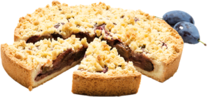 LL Morzsás szilvatorta 1250g.(496/8)