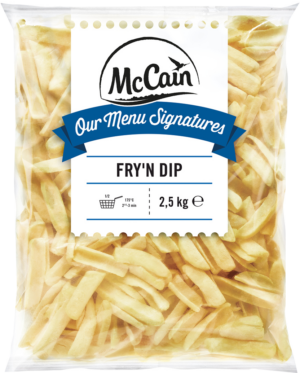 McCain Fry&Dip csónak hasábburgonya