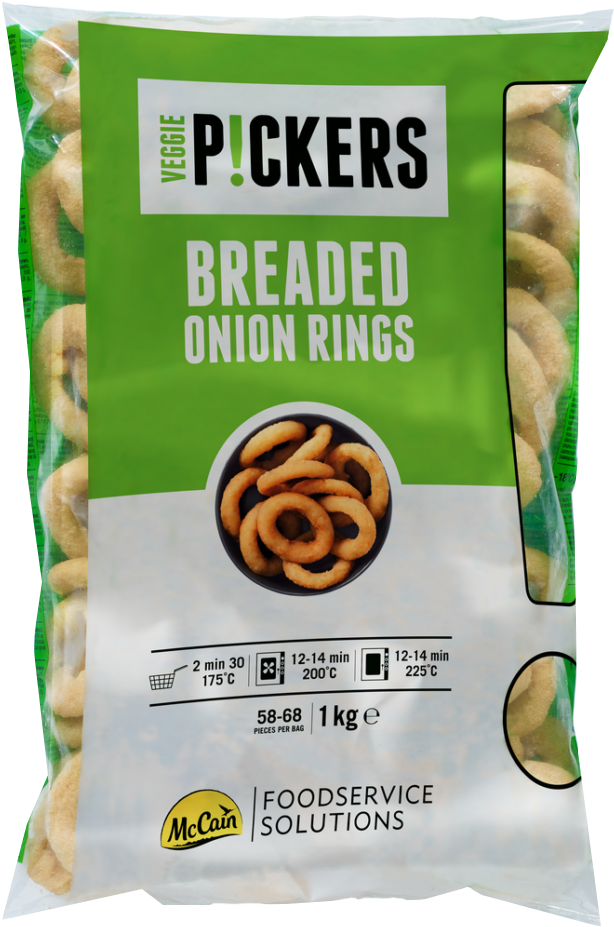 McCain Hagymakarika panírozva (Onion rings)