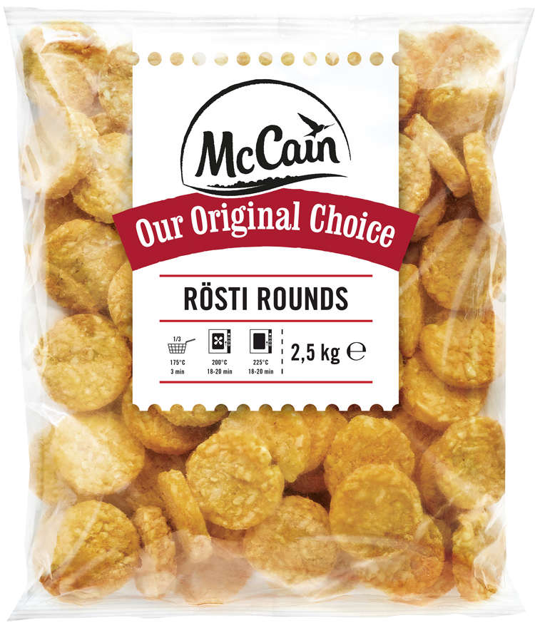 McCain Rösti Rounds (gyorsfagyasztott burgonya)