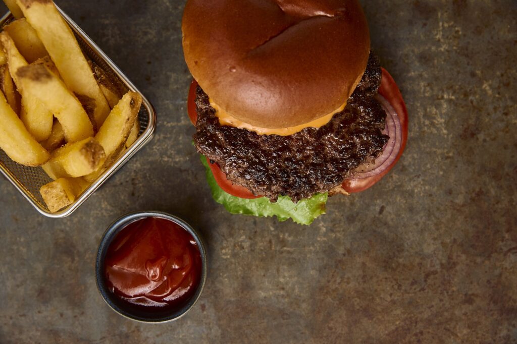 Kézműves marha hamburger