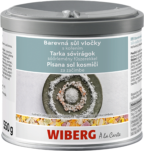 W42 - Tarka sóvirágok sóörlemény, fűszerekkel 550g