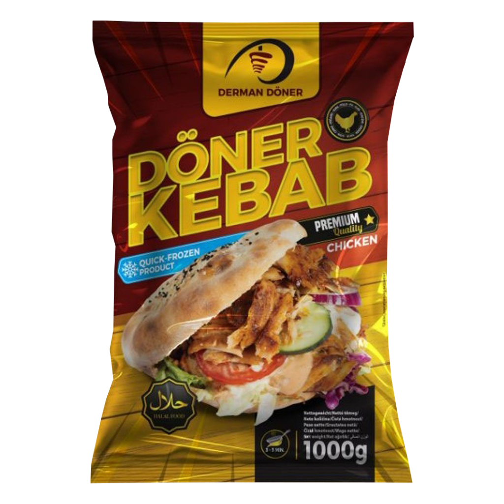 Gyros hús, csirke, készre sütött