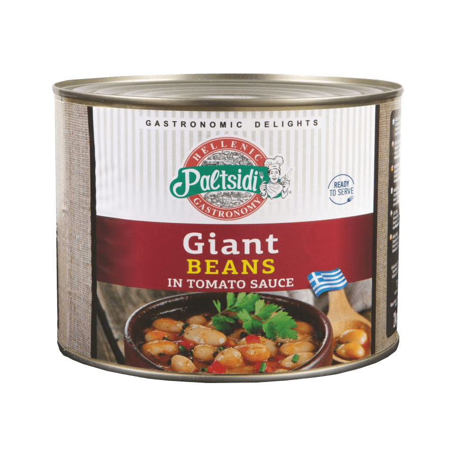 HI-Óriás bab paradicsomos szószban 2 kg.