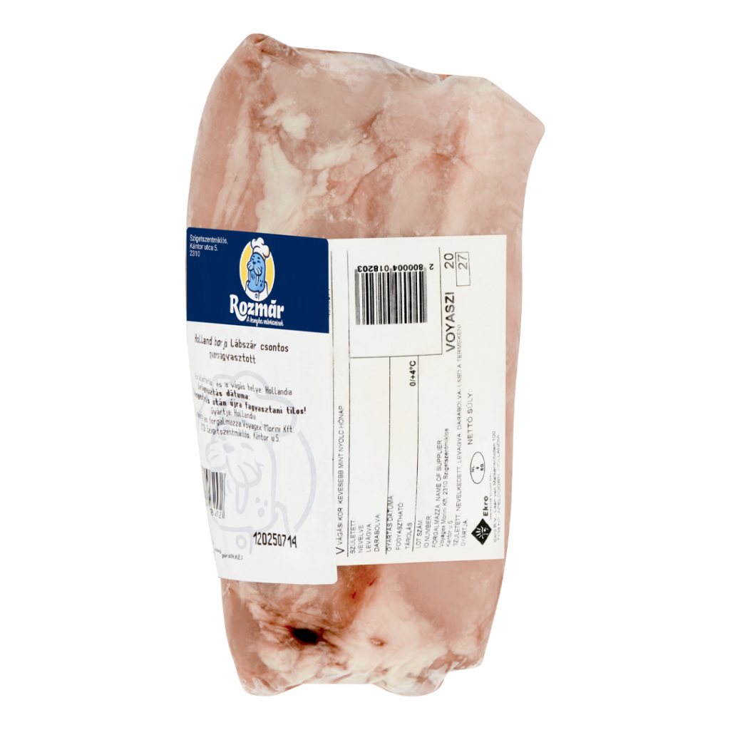 Holland borjúlábszár, csontos