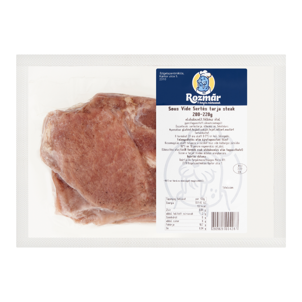 SV Sertéstarja steak 200-220g