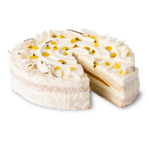 CC Kókuszos mangós torta 1200g 12 szelet